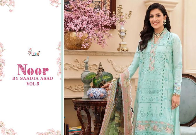 Noor By Saadia Asad Vol 5 By Shree Pakistani Salwar Suits Catalog